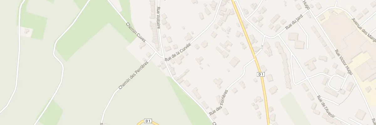 Plan du 25 Rue de la Corvée à Bogny-sur-Meuse