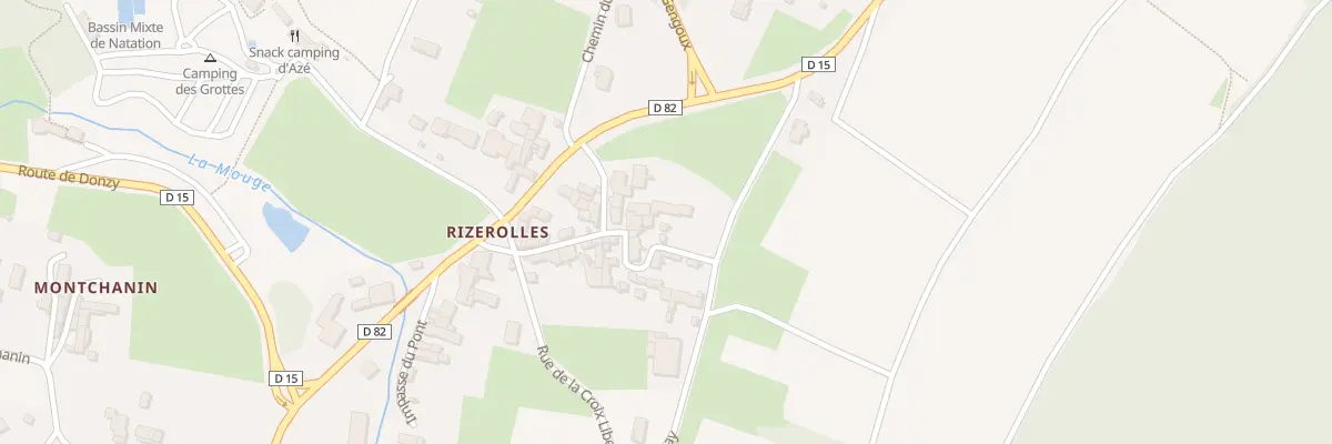 Plan du 169 Rue de Rizerolles à Azé