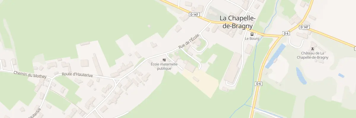 Plan du 7 Rue de l’Ecole à La Chapelle-de-Bragny