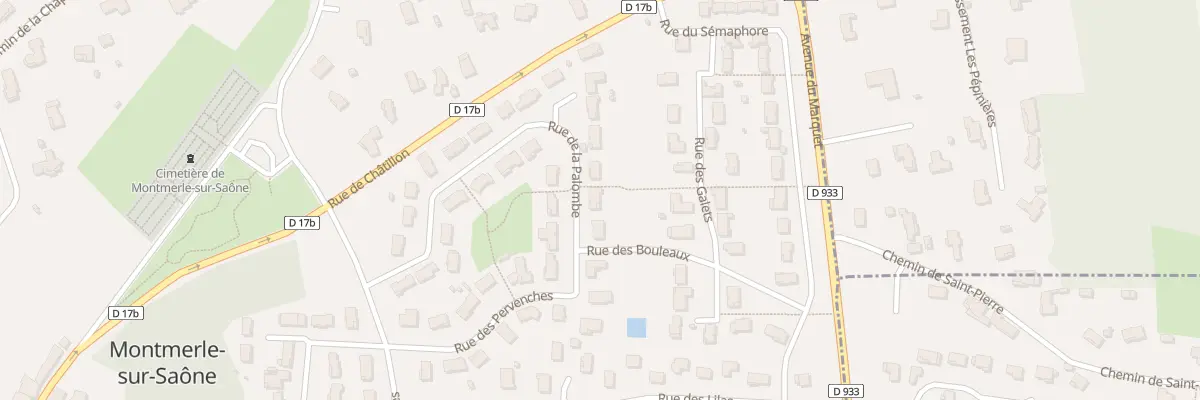 Plan du 50 Rue de la Palombe à Montmerle-sur-Saône