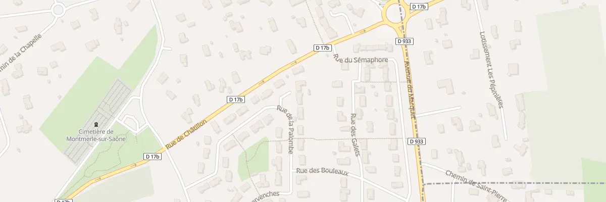 Plan du 110 Rue de la Palombe à Montmerle-sur-Saône