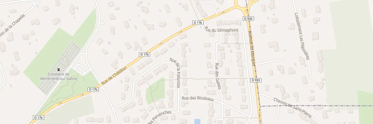 Plan du 100 Rue de la Palombe à Montmerle-sur-Saône