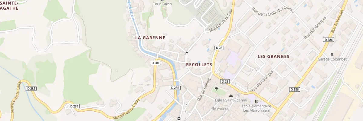 Plan du 2 Rue de la Bonne Vierge à Condrieu