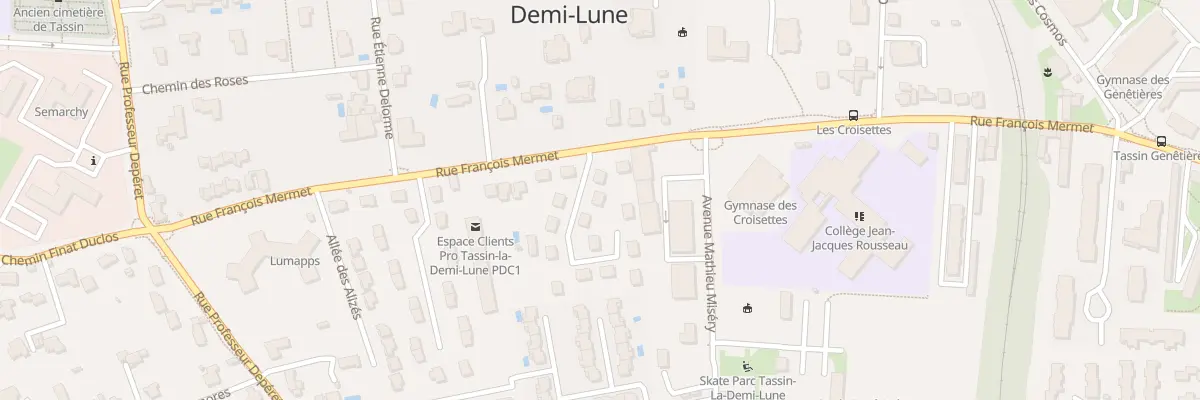 Plan du 2 All des Croizettes à Tassin-la-Demi-Lune