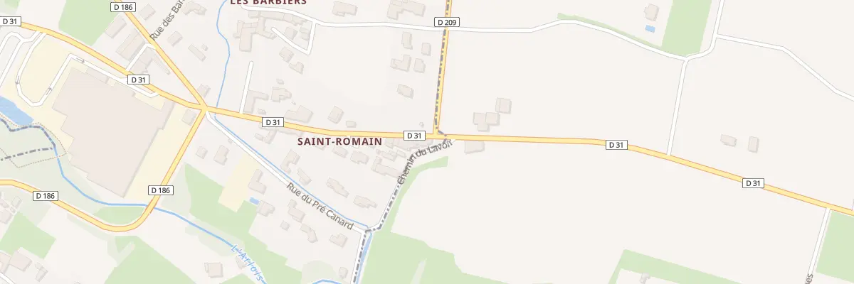 Plan du 5120 Saint Romain à Chânes