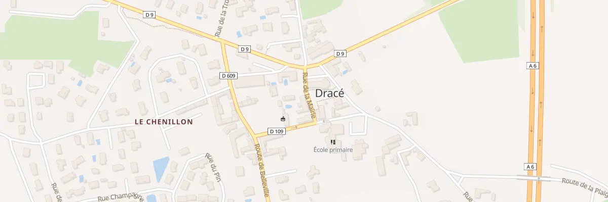 Plan du 66 Rue de la Mairie à Dracé
