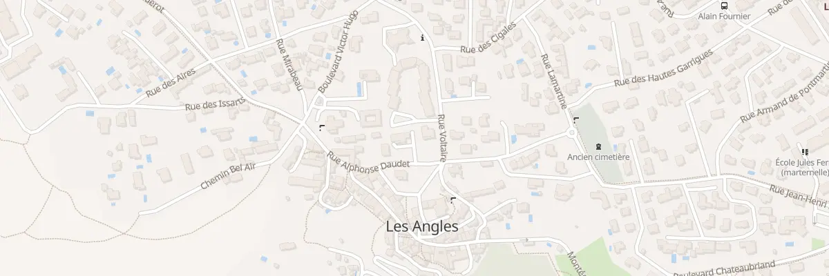 Plan du 5B Rue Alphonse Daudet aux Angles