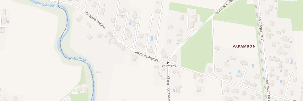 Plan du 590 Rte de Prailles à Saint-Clair-du-Rhône