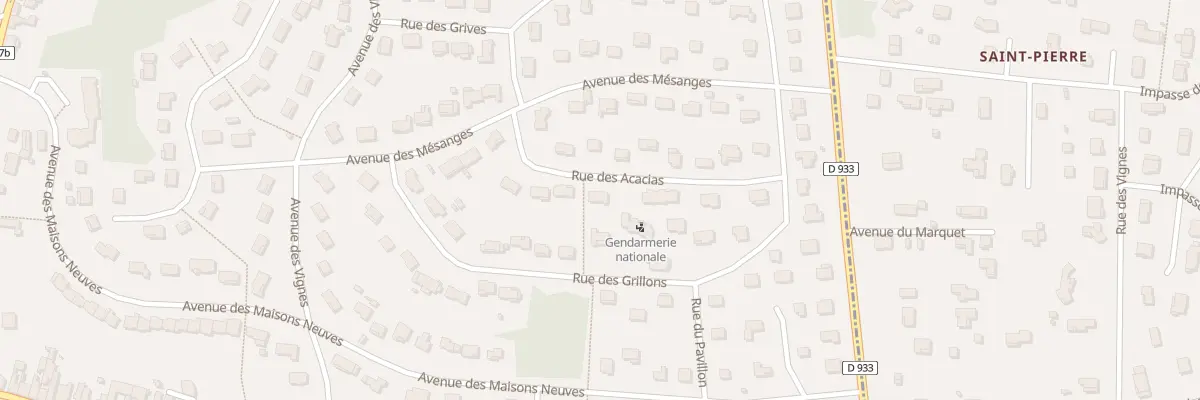 Plan du 122 Rue des Acacias à Montmerle-sur-Saône