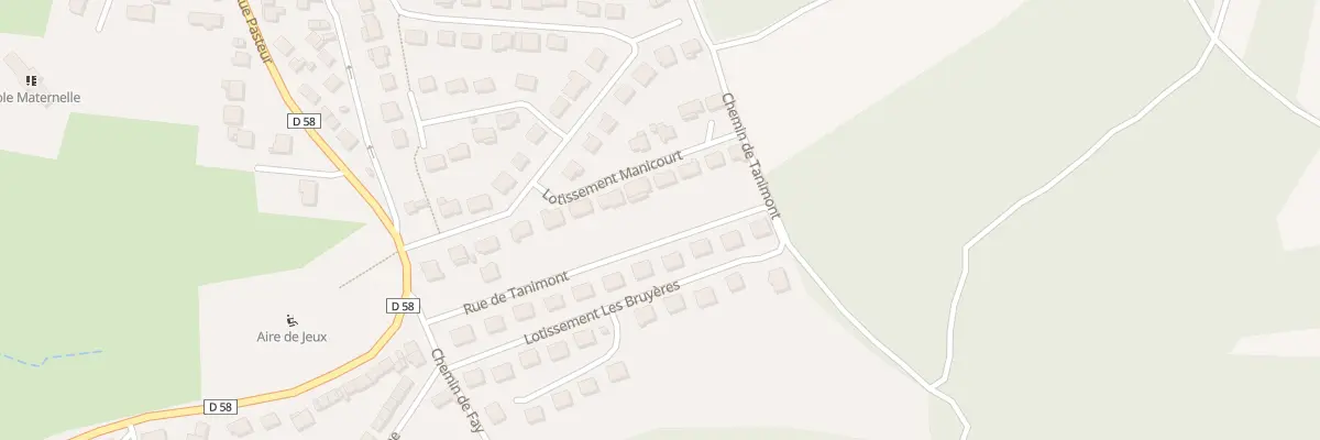 Plan du 13 Rue de Tanimont à Aiglemont