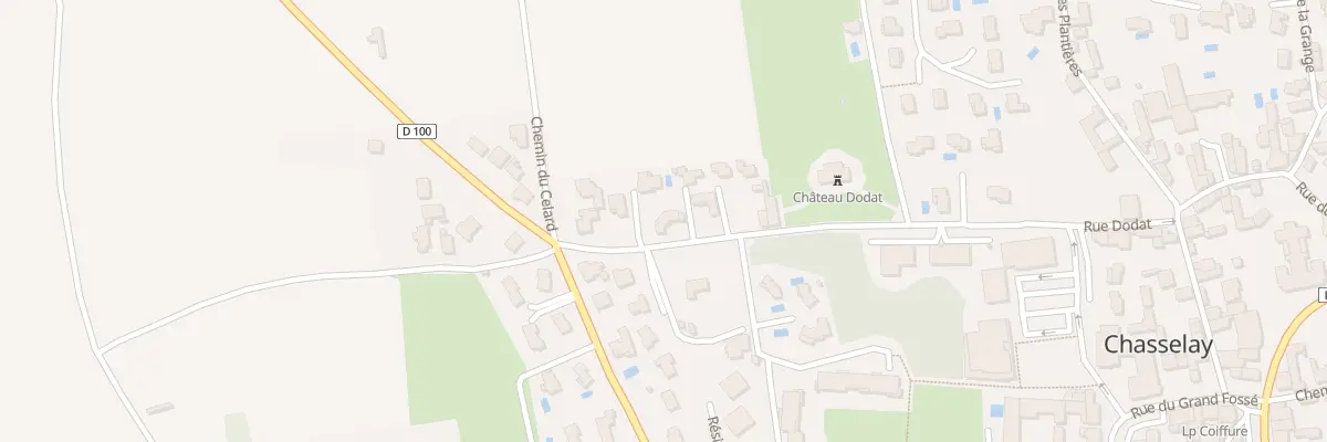 Plan du 374 Rue Dodat à Chasselay