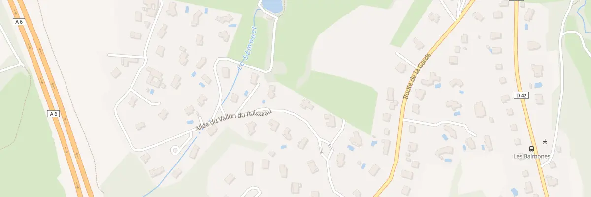 Plan du 475 All du Vallon du Ruisseau à Limonest