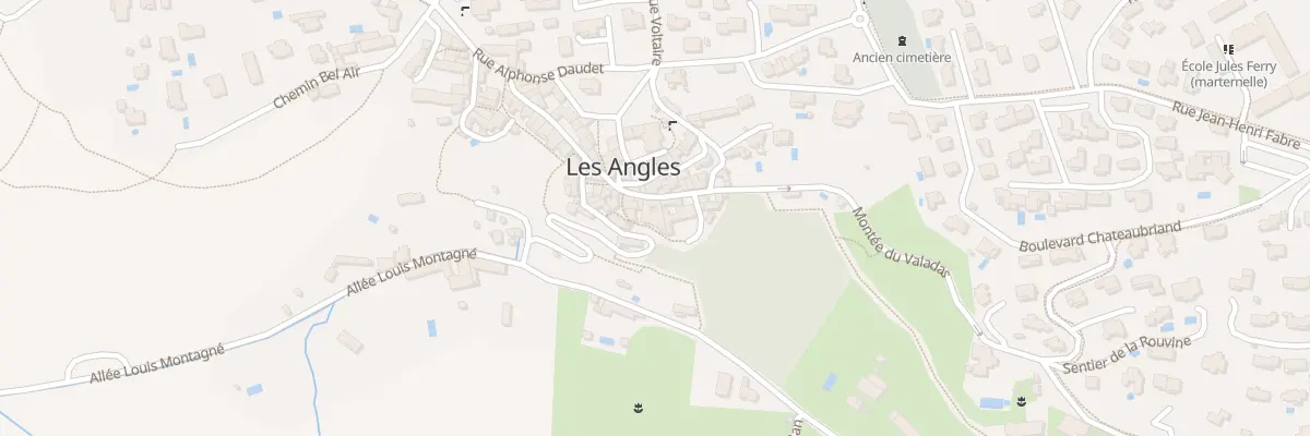 Plan du 34 Rue de la République aux Angles