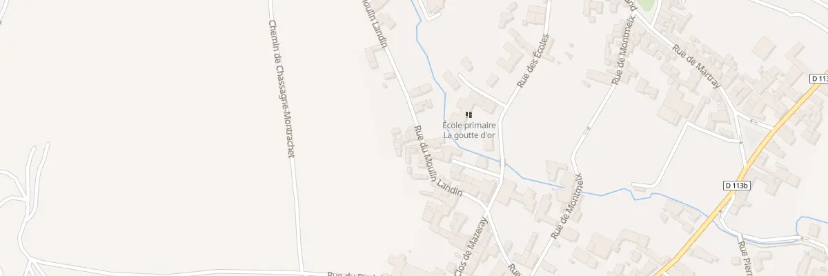 Plan du 11T Rue du Moulin Landin à Meursault