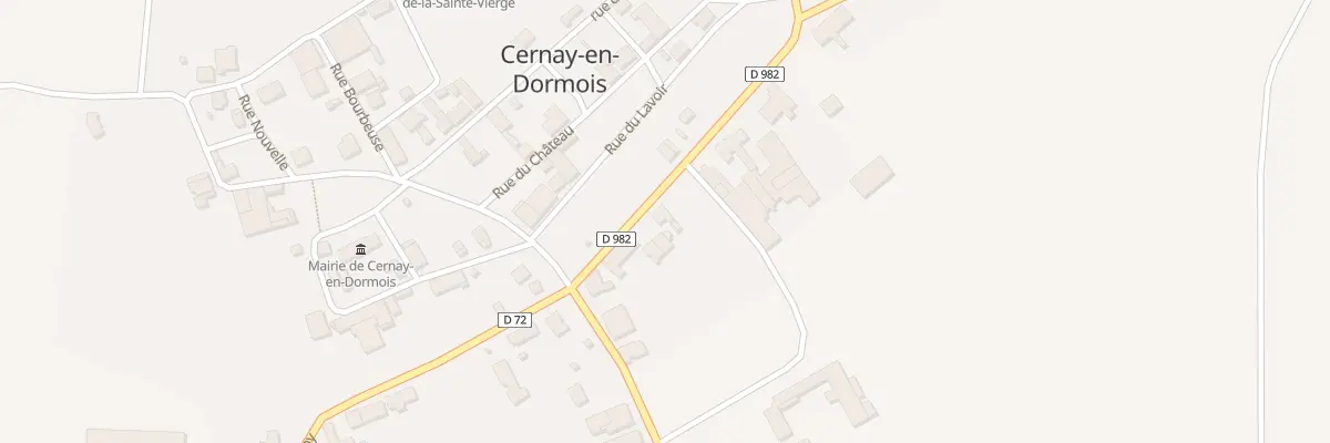 Plan du 4 Rte de Vouziers à Cernay-en-Dormois