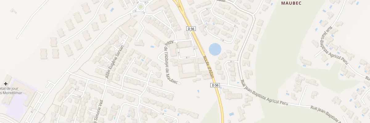 Plan du 9007 Rte d’Allan à Montélimar