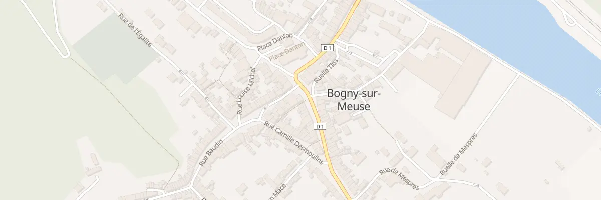 Plan du 4 Rue J Baptiste Clement à Bogny-sur-Meuse