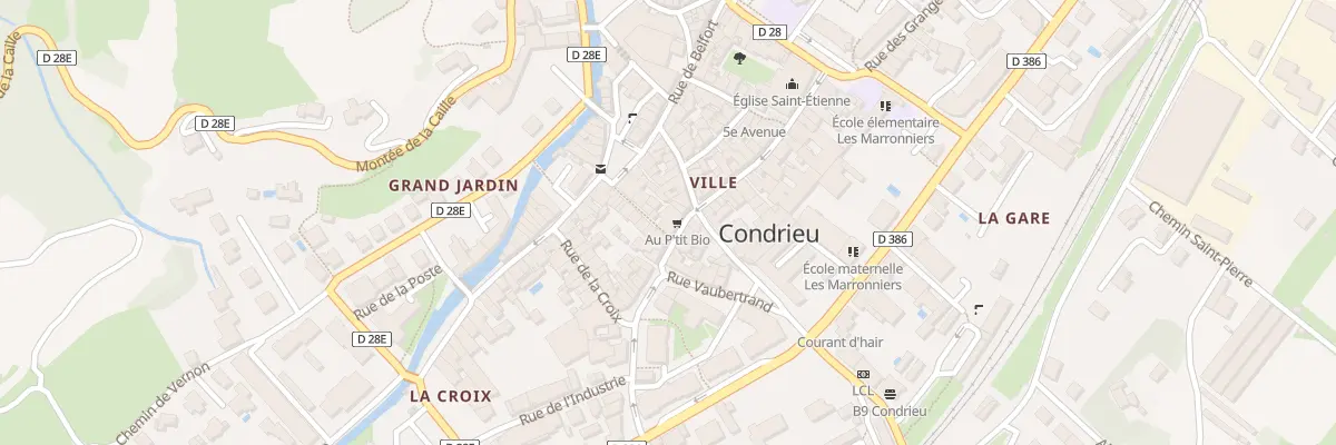 Plan du 2B Rue St Martin à Condrieu