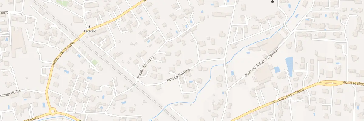 Plan du 279 Rue Lamartine à Piolenc