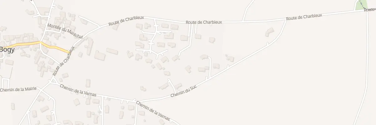 Plan du 104B Che du Suc à Bogy