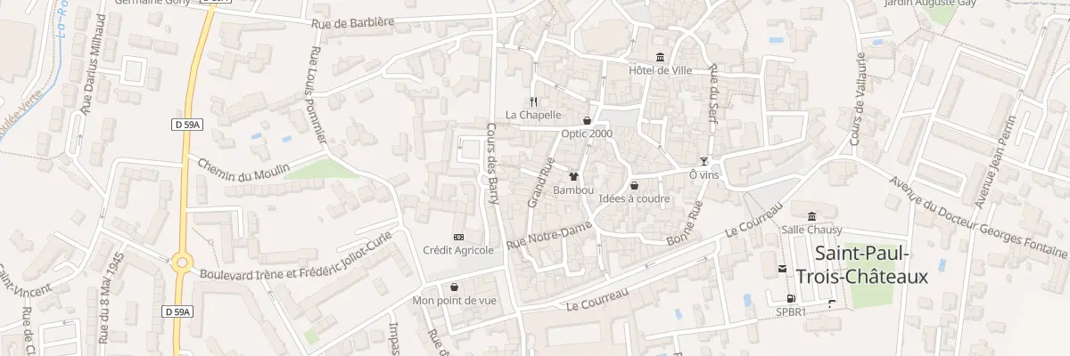 Plan du 18 Grande Rue à Saint-Paul-Trois-Châteaux