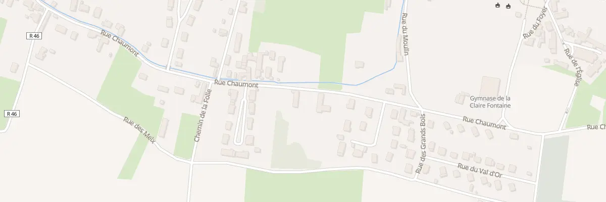 Plan du 35 Rue Chaumont à Fontaines