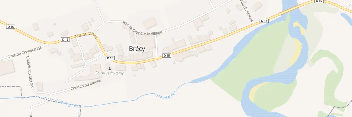 Plan du 5060 Village de Brecy à Brécy-Brières
