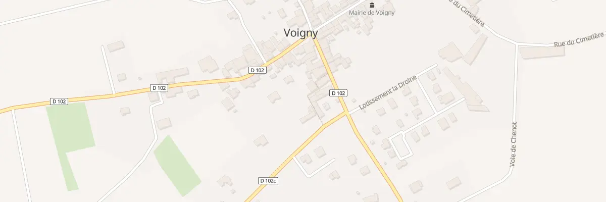Plan du 73 Rue de l’Orme à Voigny