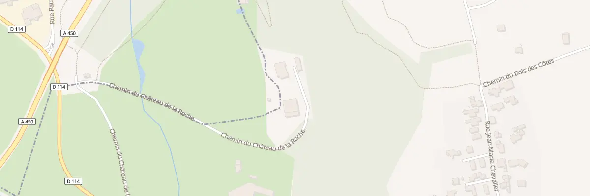 Plan du 5009 La Roche à Vourles