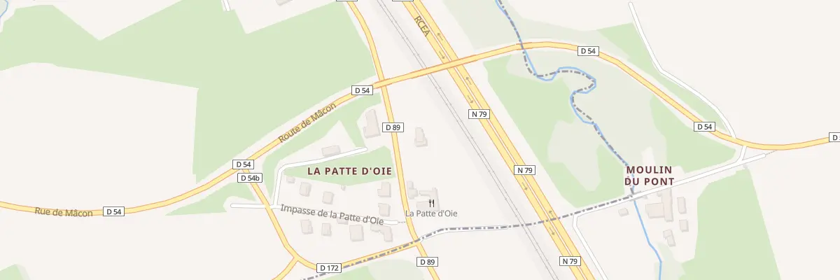 Plan du 124 Rte des Allemands à Davayé