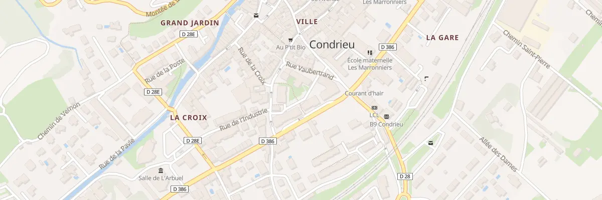 Plan du 32C Rue Nationale à Condrieu