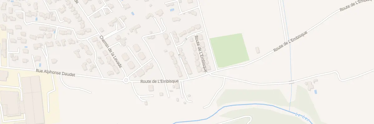 Plan du 155 Rte de l’Embisque à Bollène