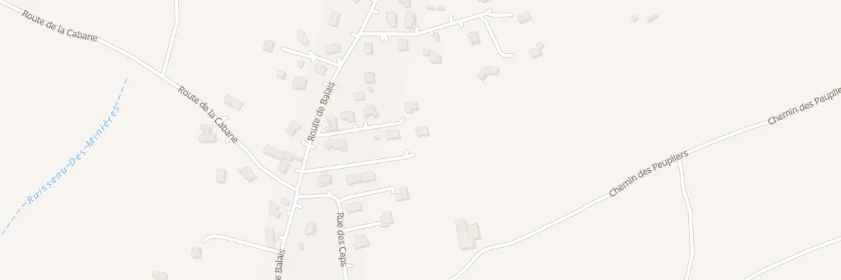 Plan du 385B Rte de Balais à Talencieux