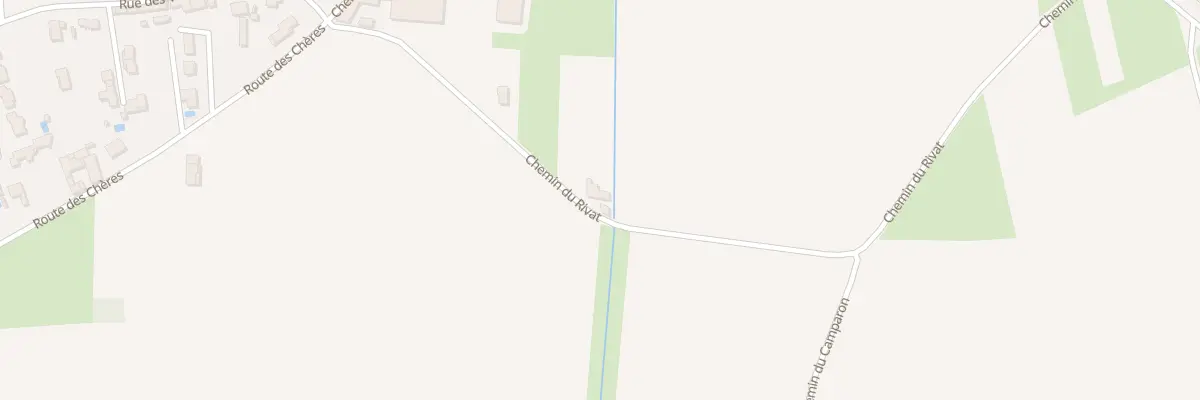Plan du 242 Che du Rivat à Quincieux