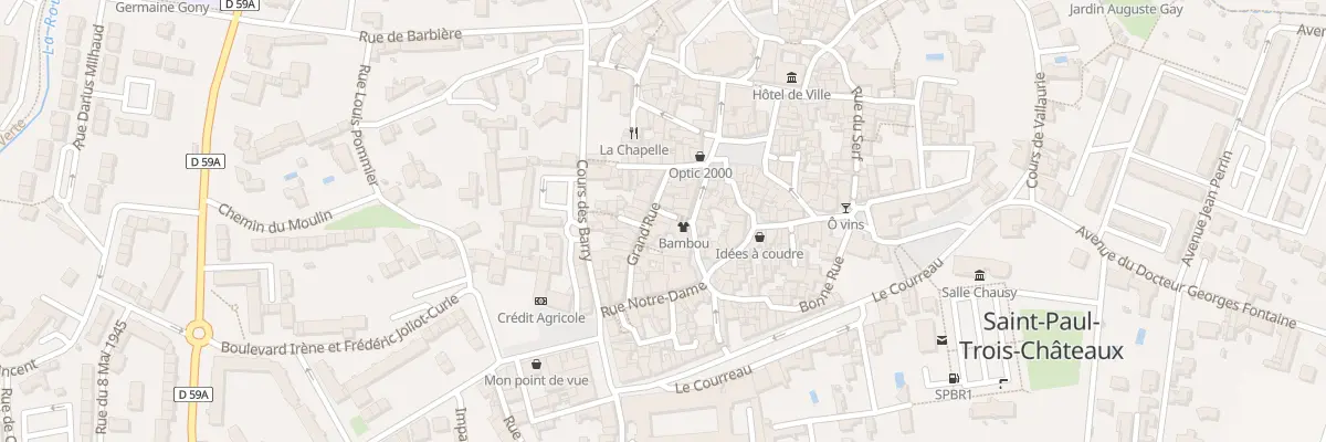Plan du 17 Grande Rue à Saint-Paul-Trois-Châteaux