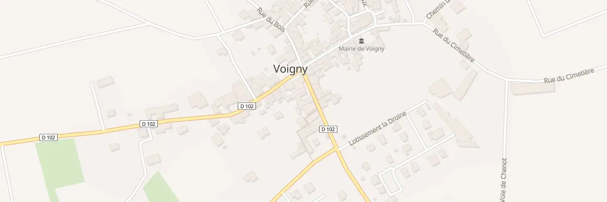 Plan du 4 Rue de Lignol à Voigny