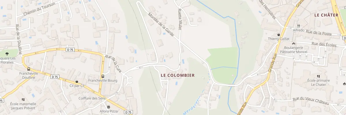 Plan du 9002 Mte du Colombier à Francheville