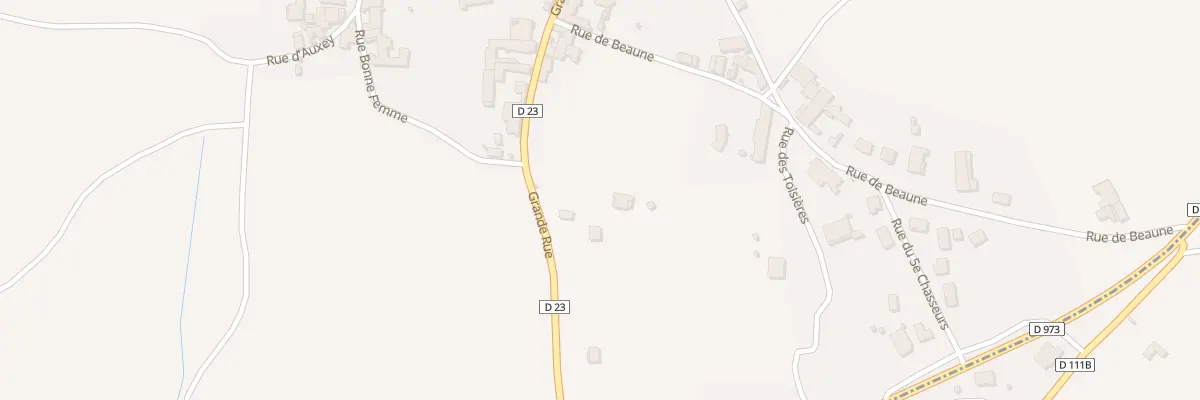 Plan du 5050 Les Toisieres à Monthelie