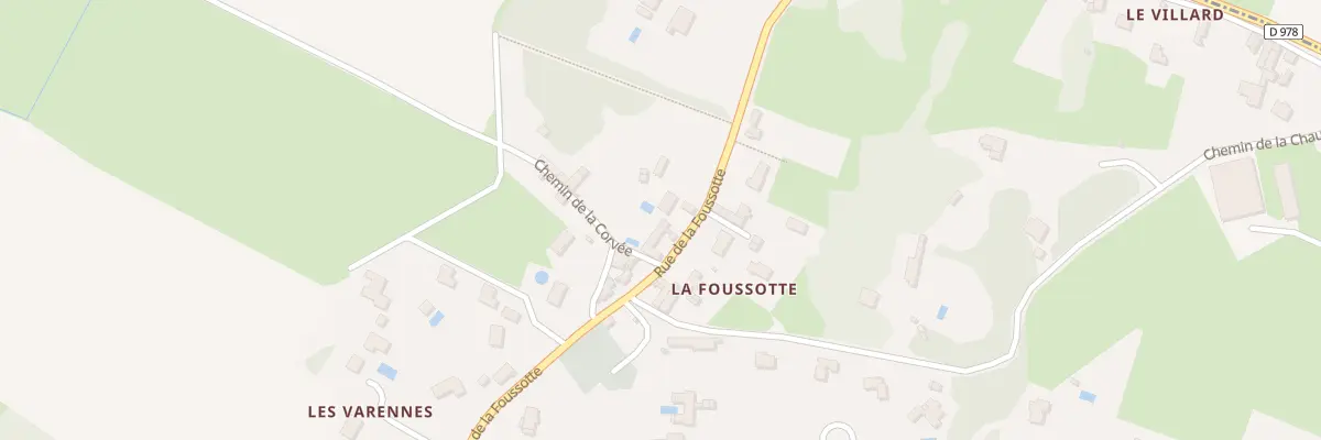 Plan du 31 Rue de la Foussotte à Charrecey
