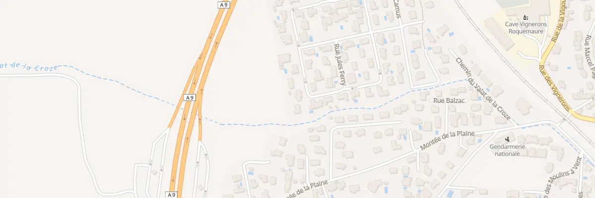 Plan du 34 Av Jean Jaurès à Roquemaure