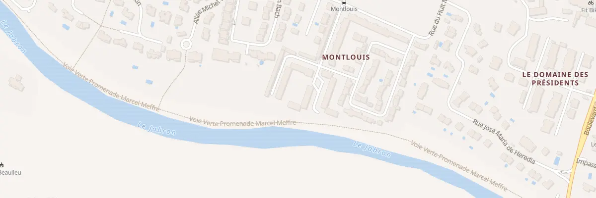 Plan du 8 Rue du Vingt Huit Aout 1944 à Montélimar
