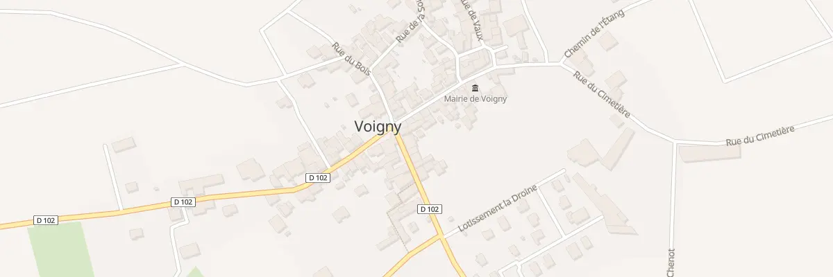 Plan du 3 Rue de Lignol à Voigny
