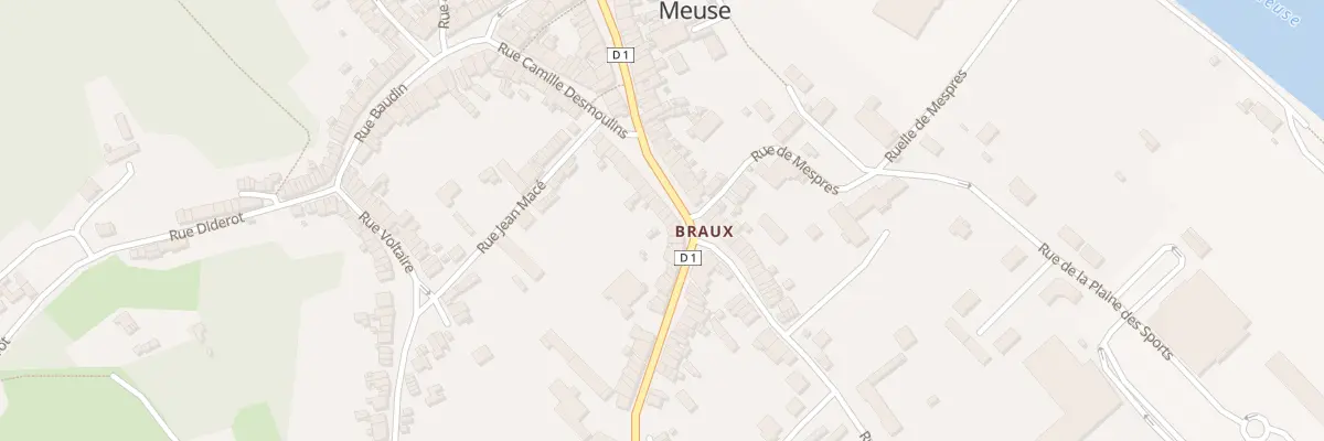 Plan du 46 Rue J Baptiste Clement à Bogny-sur-Meuse