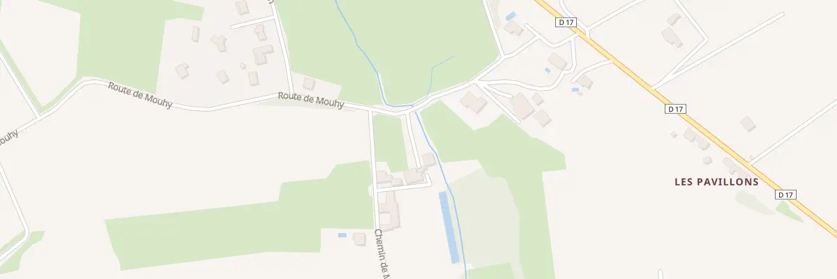 Plan du 754 Rte de Mouhy à Prissé