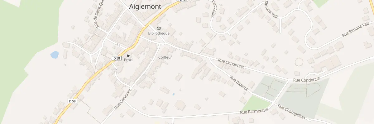 Plan du 22 Rue Condorcet à Aiglemont