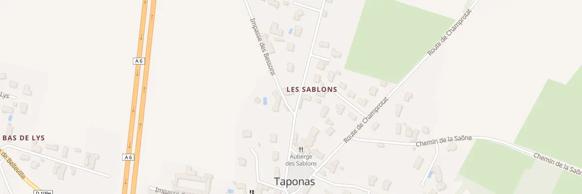 Plan du 26 Imp des Bessons à Taponas
