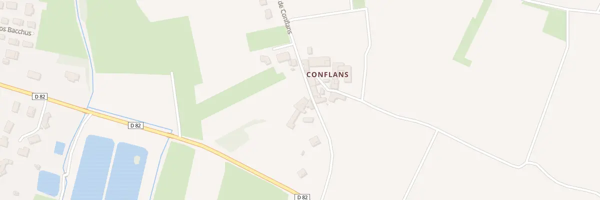 Plan du 734 Rte de Conflans à Azé