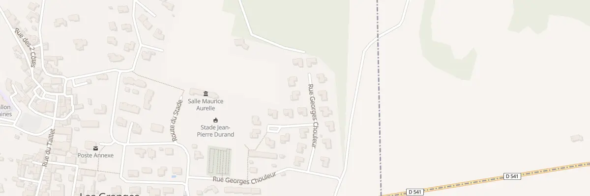 Plan du 25 Rue Georges Chouleur aux Granges-Gontardes