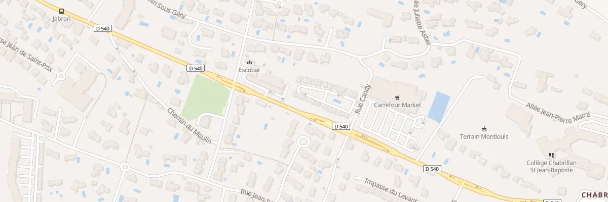Plan du 9005 Rue Candy à Montélimar