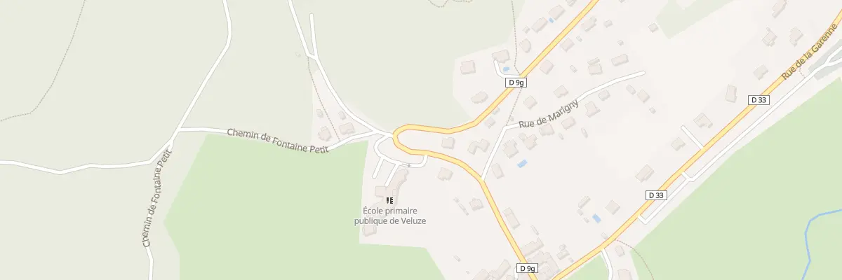 Plan du 180 Rue de Veluze à Gissey-sur-Ouche